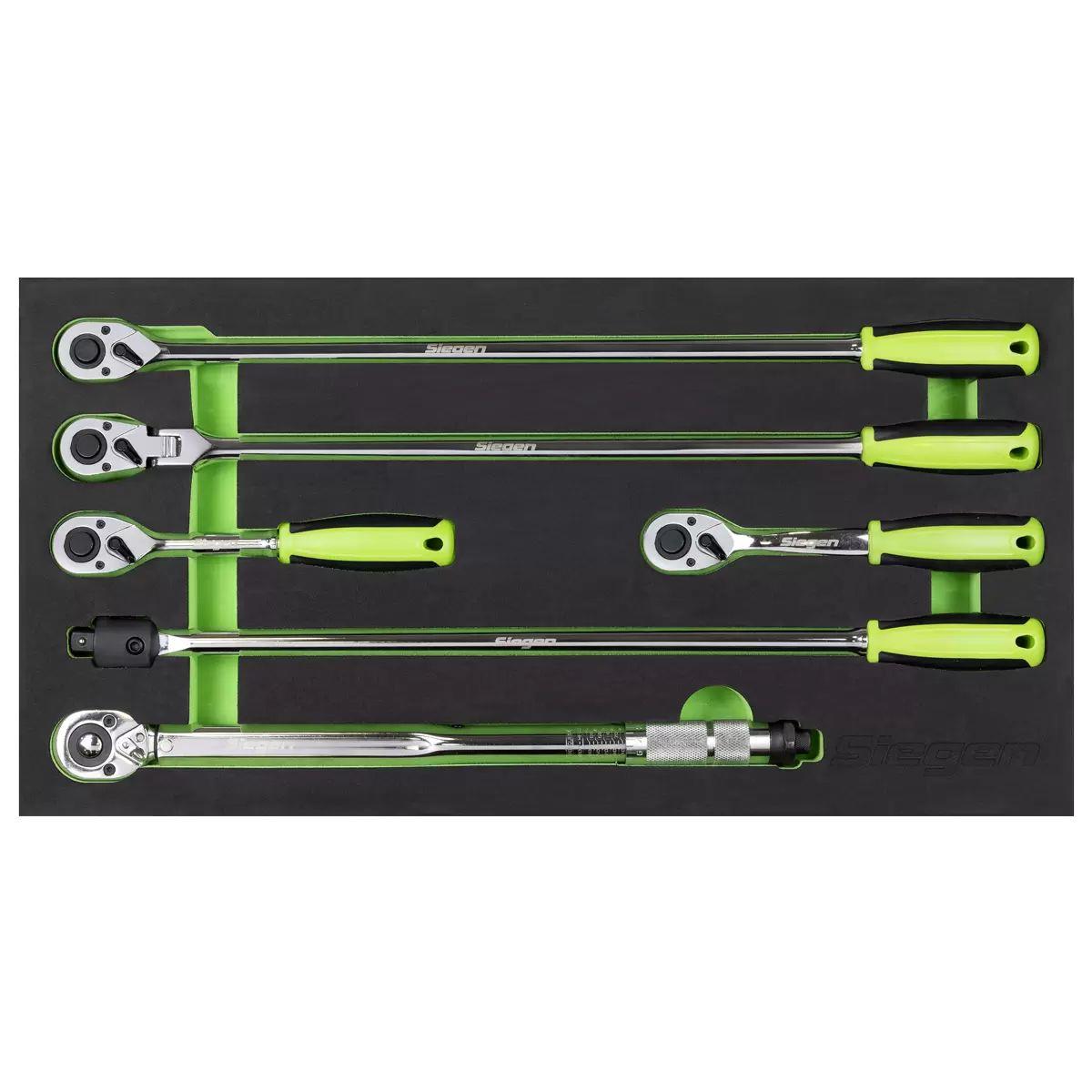 Sealey S01326 Siegen Ratchet Wrench, Breaker Bar & Torque Wrench Set 1/2