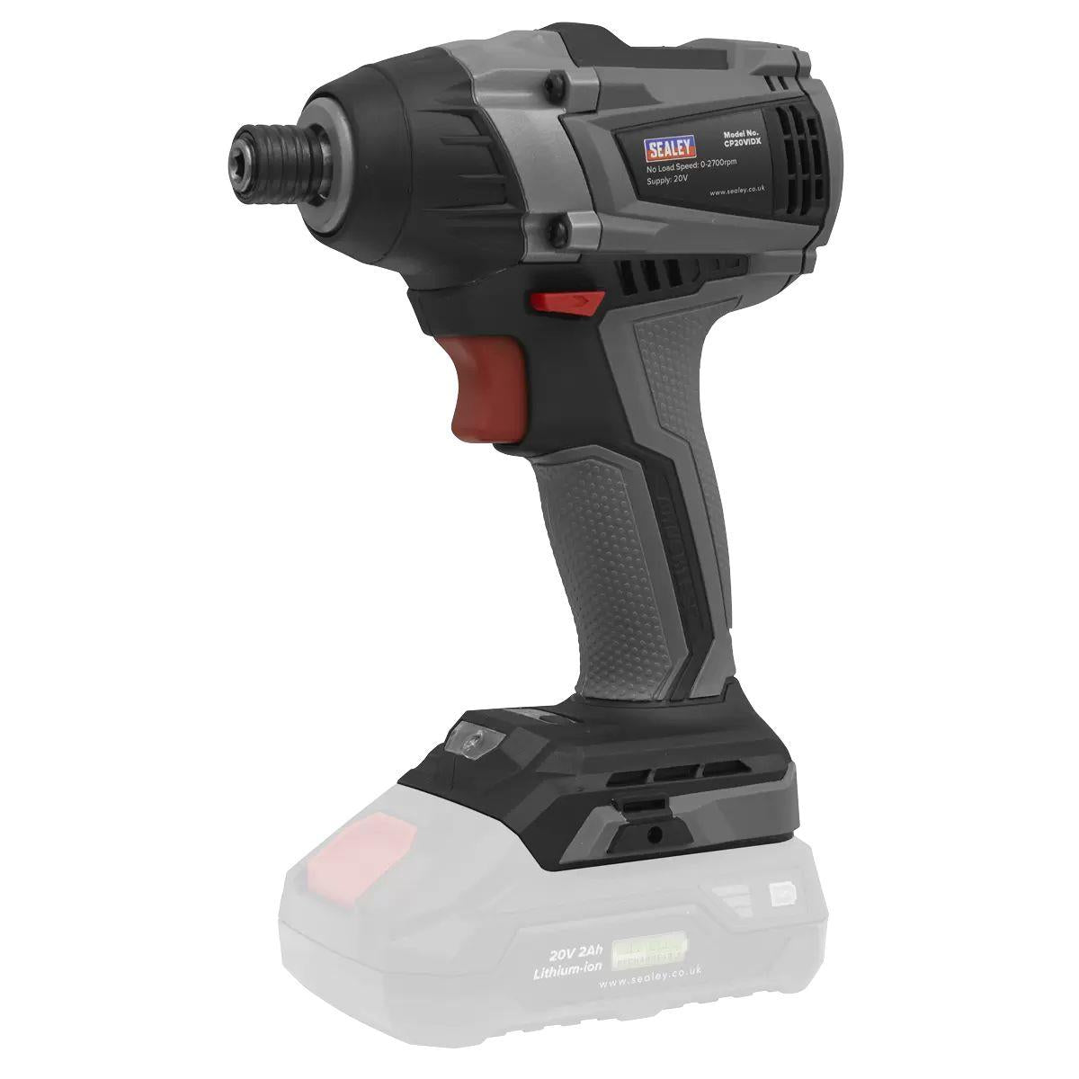 Sealey CP20VCOMBOX1EU Premier 20V Cordless 4 X Brushless Power Tool Kit Euro Plug With 2 Batteries & Charges