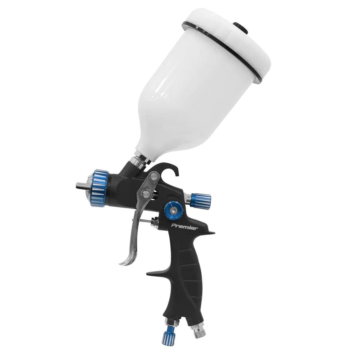 Sealey SP01 Premier Professional SP Gravity Feed Spray Gun 1.4mm Set-Up