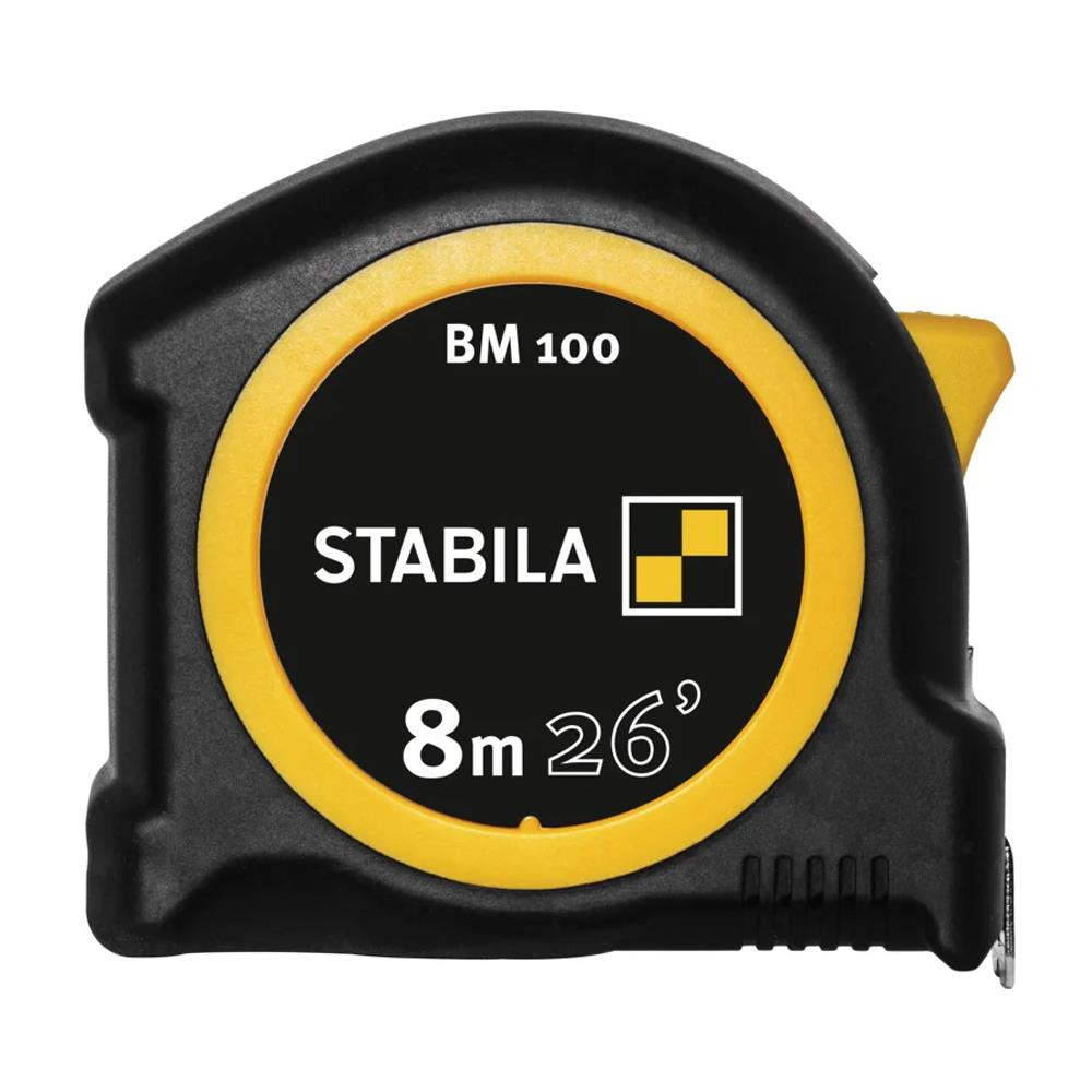 Stabila BM100 Metric/Imperial Pocket Tape 8m/26ft STB19580