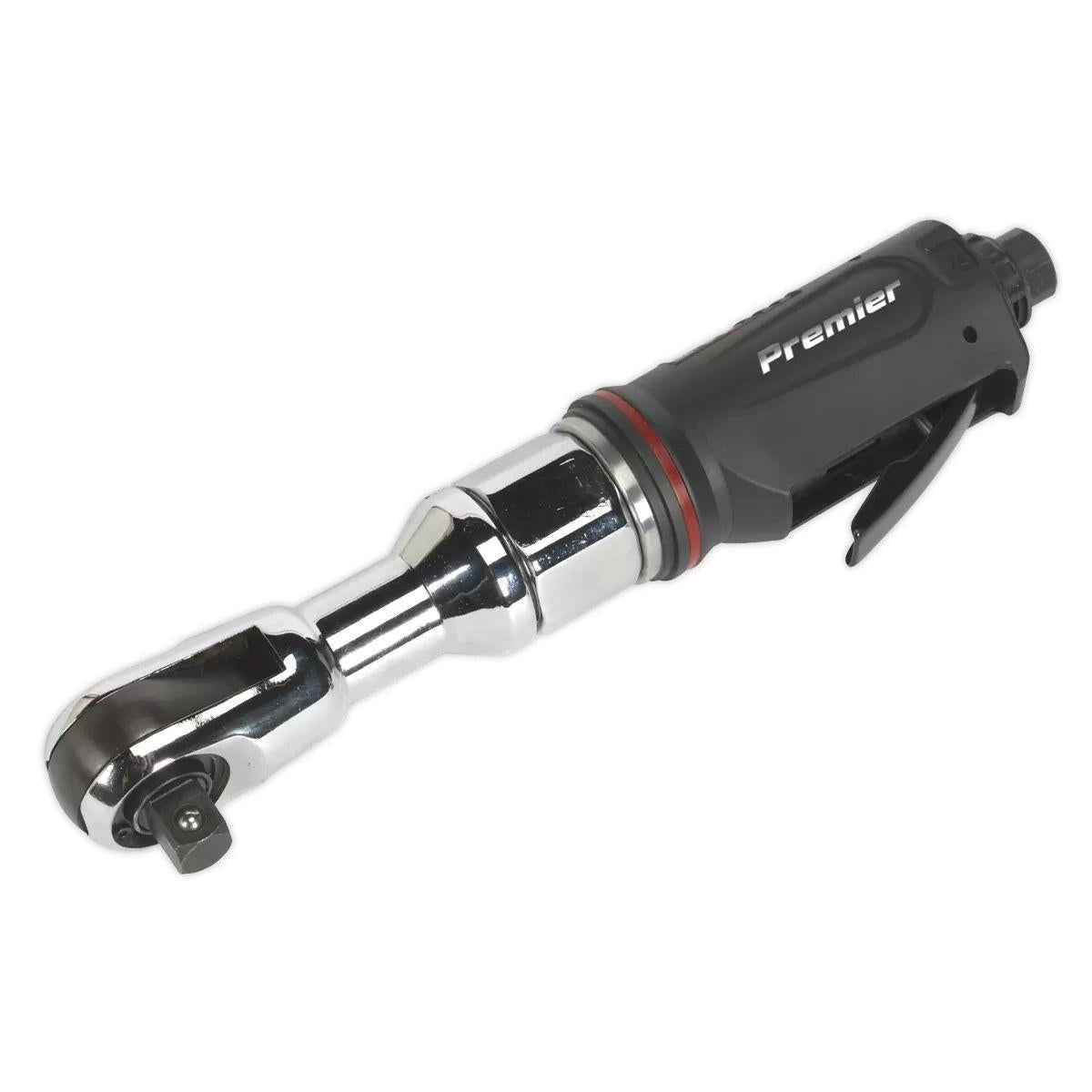 Sealey SA608 Premier Air Ratchet Wrench 1/2 Inch Sq Drive