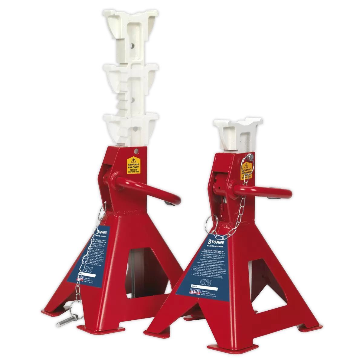 Sealey AAS3000 Axle Stands Capacity Pair 6 Tonne