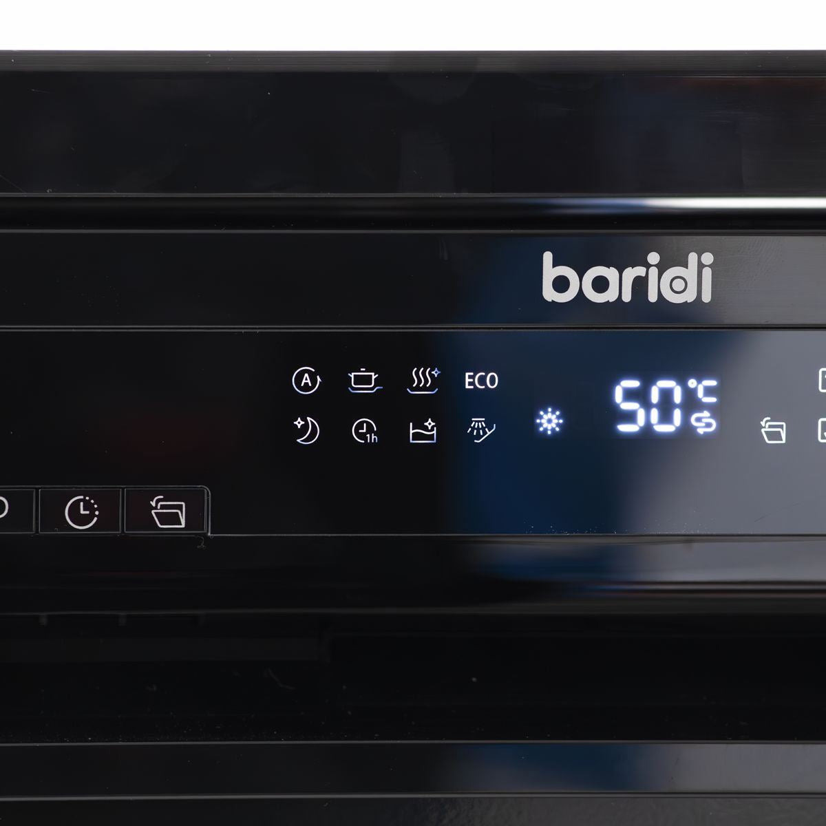 Sealey DH267 Baridi Slimline Freestanding Dishwasher 45cm Wide 10 Place Settings Black