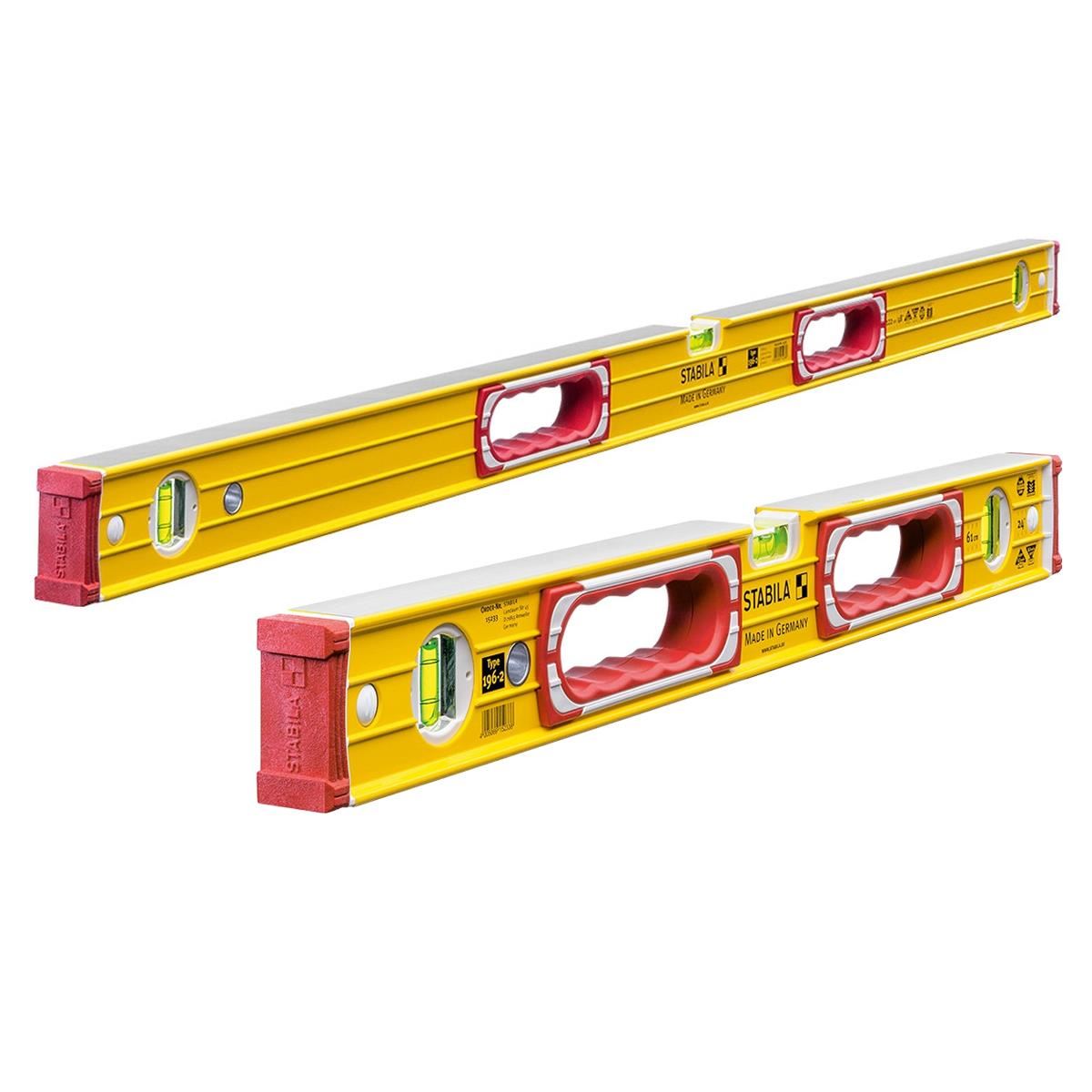 Stabila STB196-2-SPSET 196-2 60cm & 120cm Spirit Combi Levels Set