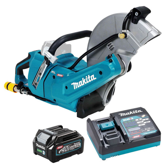 Makita CE004GZ 40V XGT 305mm Brushless Disc Cutter With 1 x 2.5Ah Battery & Charger