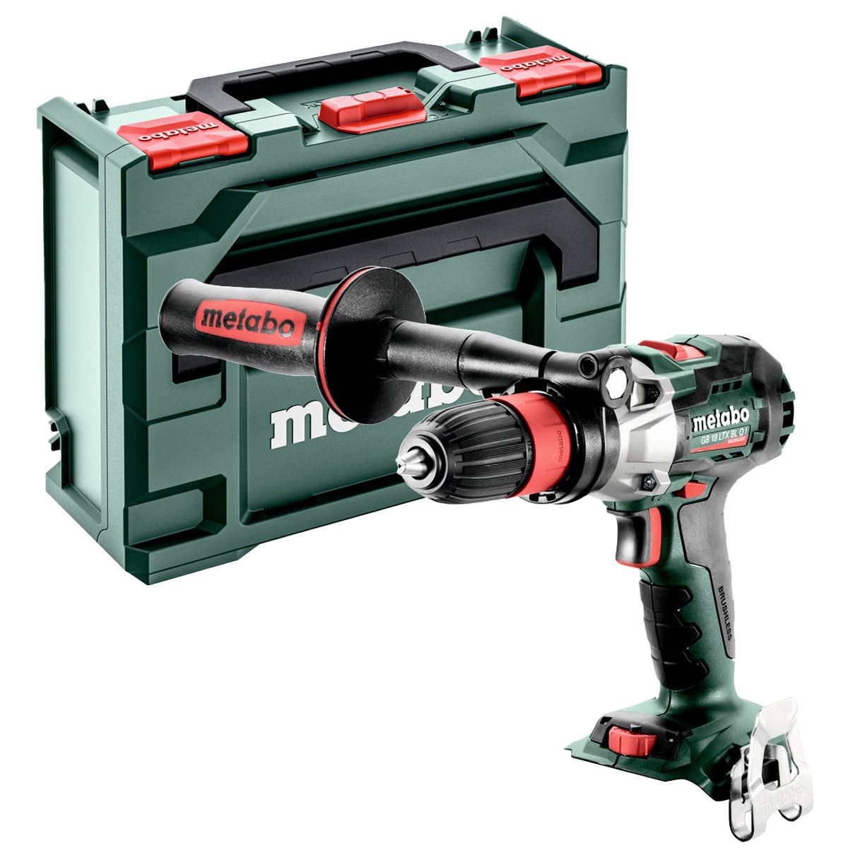 Metabo GB 18 LTX BL Q I 18V Brushless Tapper Drill Driver with 1 x 5.2Ah Battery Charger & Metabox