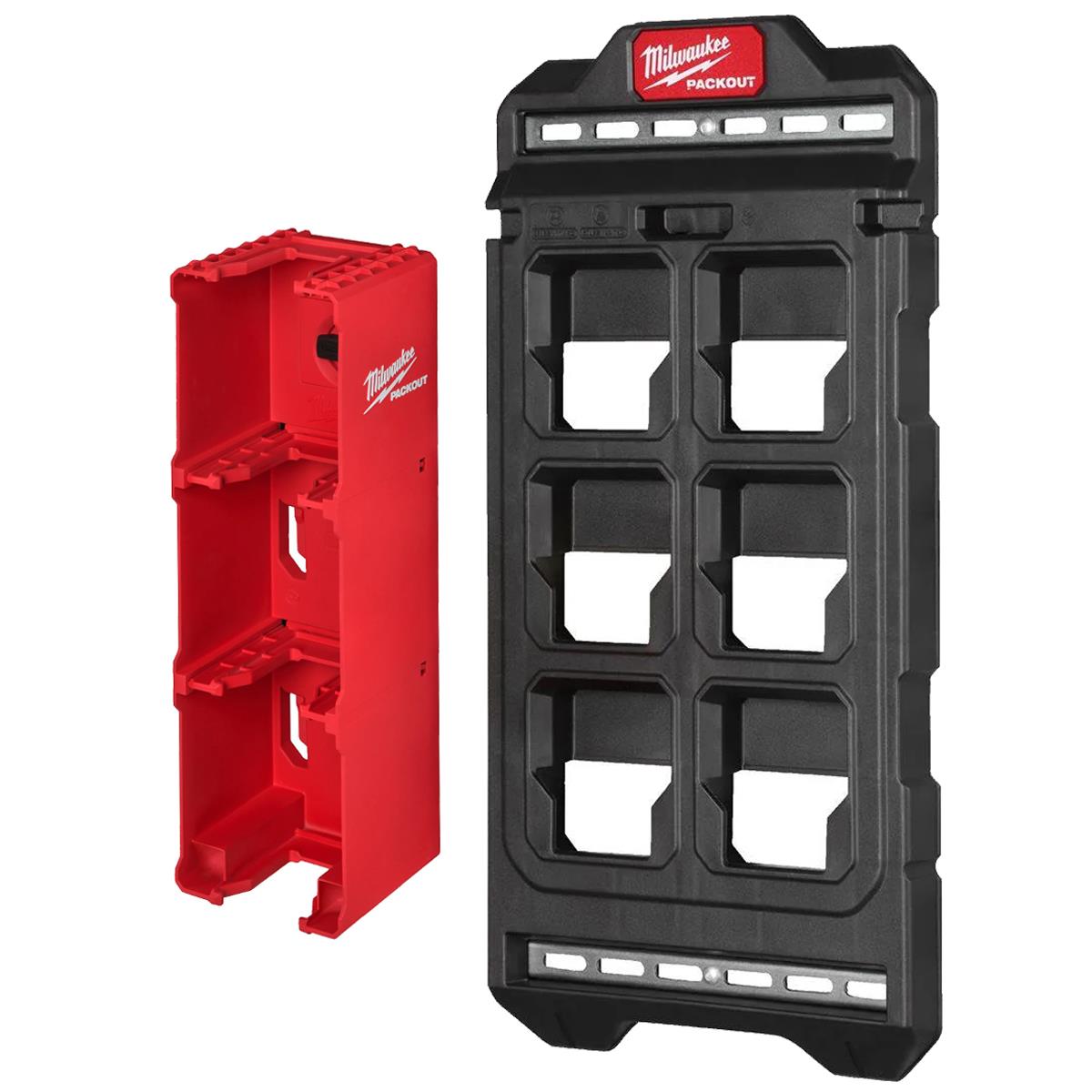 Milwaukee Packout Compact Mounting Plate with M18 Battery Holder