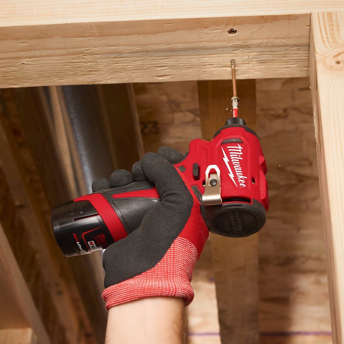 Milwaukee M12BLIDRC-0 12V Brushless Compact Impact Driver with 1 x 2.0Ah Battery & Charger