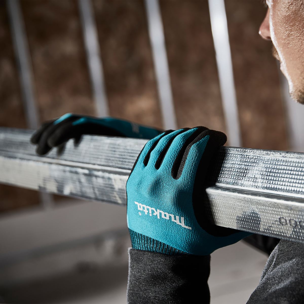 Makita P-84707 FitKnit Cut Level 1 Nitrile Coated Dipped Gloves Size X-Large