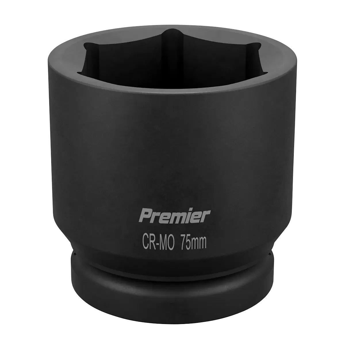 Sealey IS175 Premier Impact Socket 1 inch Sq Drive 75mm
