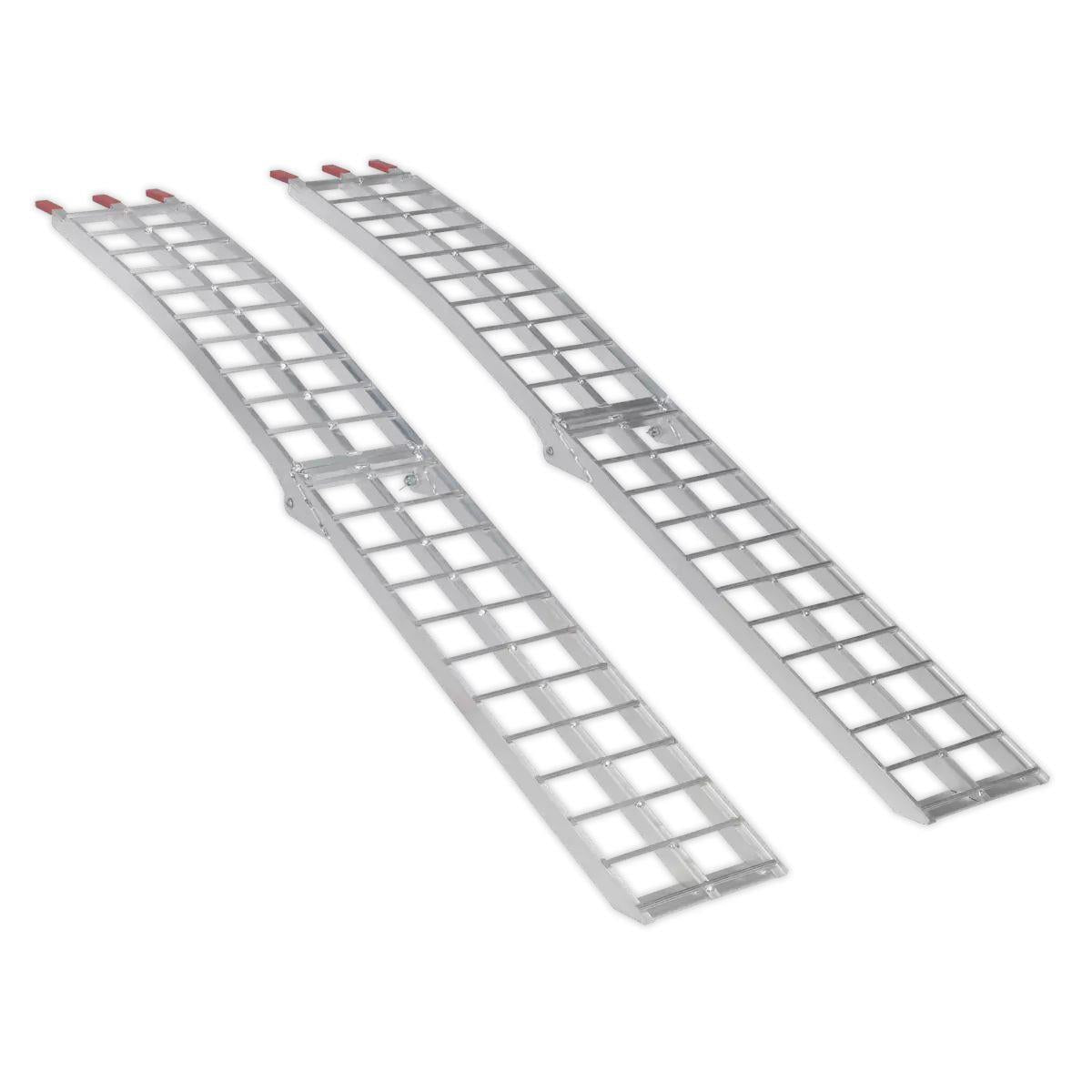 Sealey LR680 Aluminium Loading Ramps 680kg Capacity per Pair