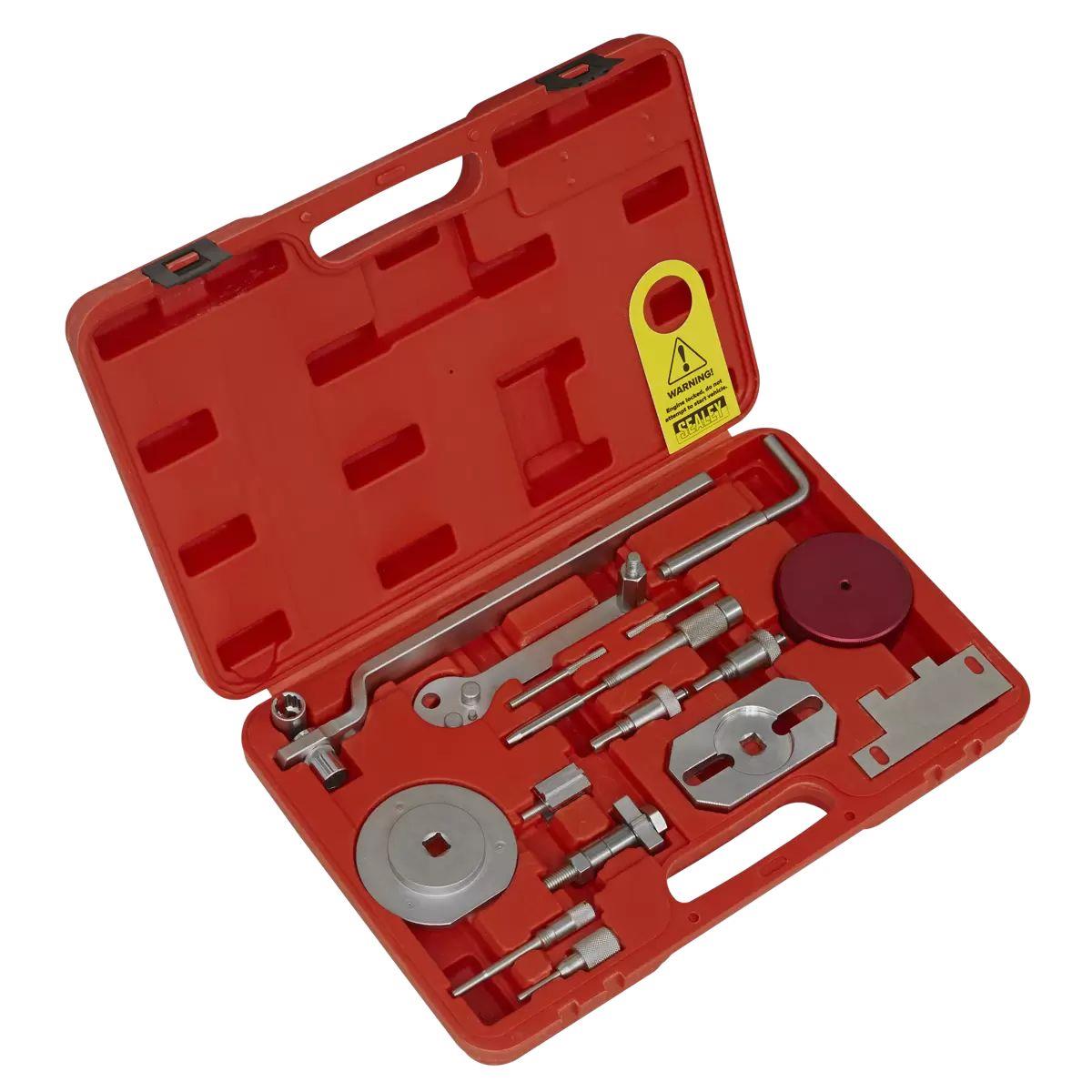 Sealey VSE5036 Diesel Engine Timing Tool Kit for Fiat, Ford, Iveco - Belt/Chain Drive