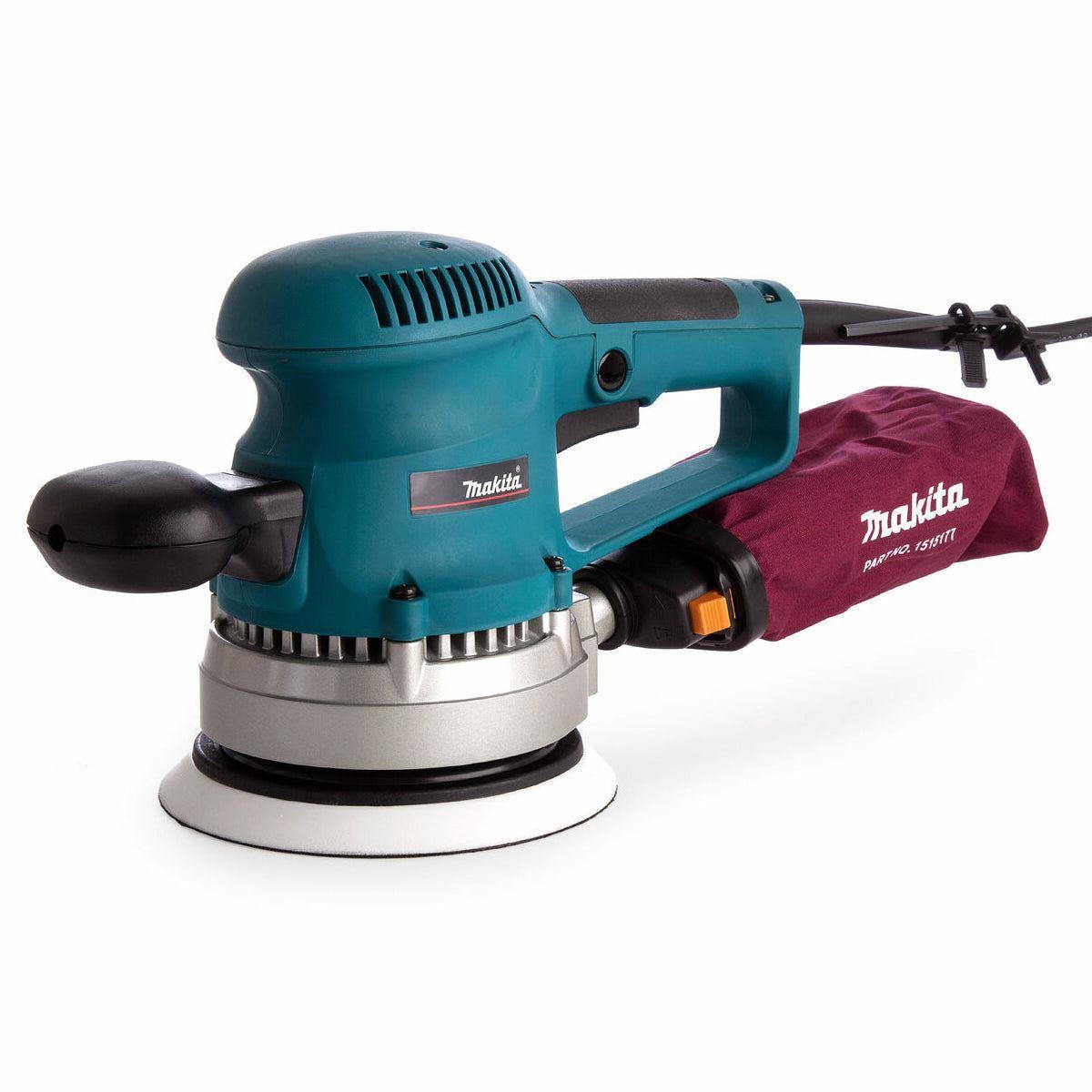Makita BO6030/1 150mm Corded Random Orbit Sander With Dust Bag 110V