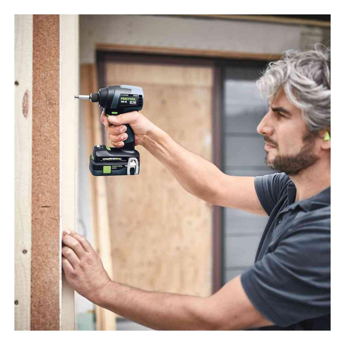 Festool TID 18 HPC4,0I-Set T18GB 18V Brushless Impact Driver & Screwdriver Twin Set with 2 x 4.0Ah Battery, Charger & Case 577245