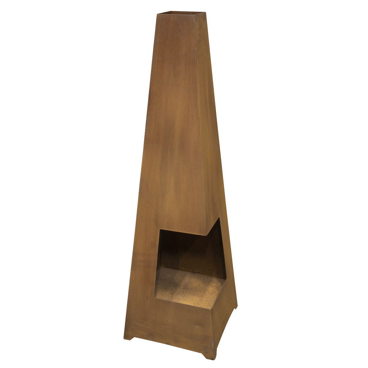 Sealey DG106 Dellonda Corten Steel Chiminea for Outdoor Use