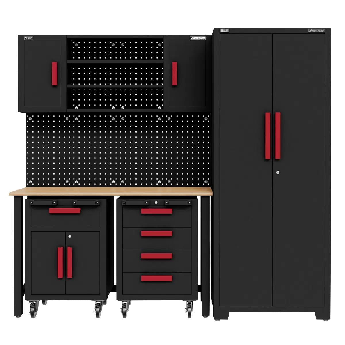 Sealey APMS12OP Complete Garage Storage System with Mobile Trolley X 2