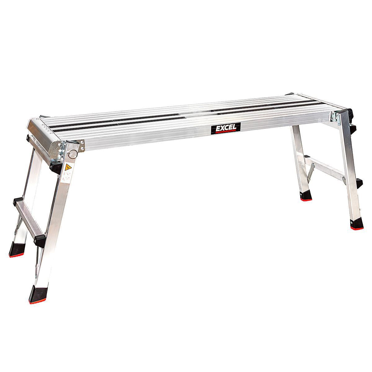 Excel Heavy Duty Aluminium Platform Work Bench Folding Hop Up 1190 x 306 mm Pack of 2