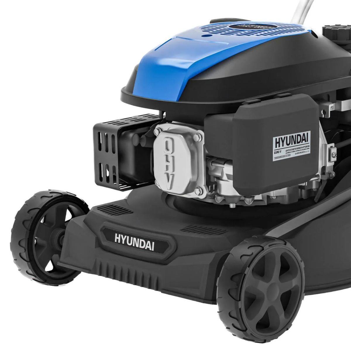 Hyundai HYM16130PX 139cc 40cm Hand Push Petrol Lawnmower & Hand Push