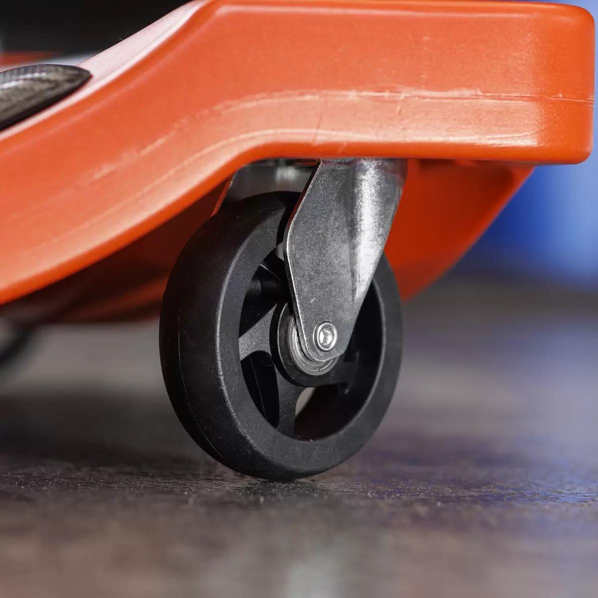 Sealey SCR80HD Composite Padded Creeper with 6 Wheels