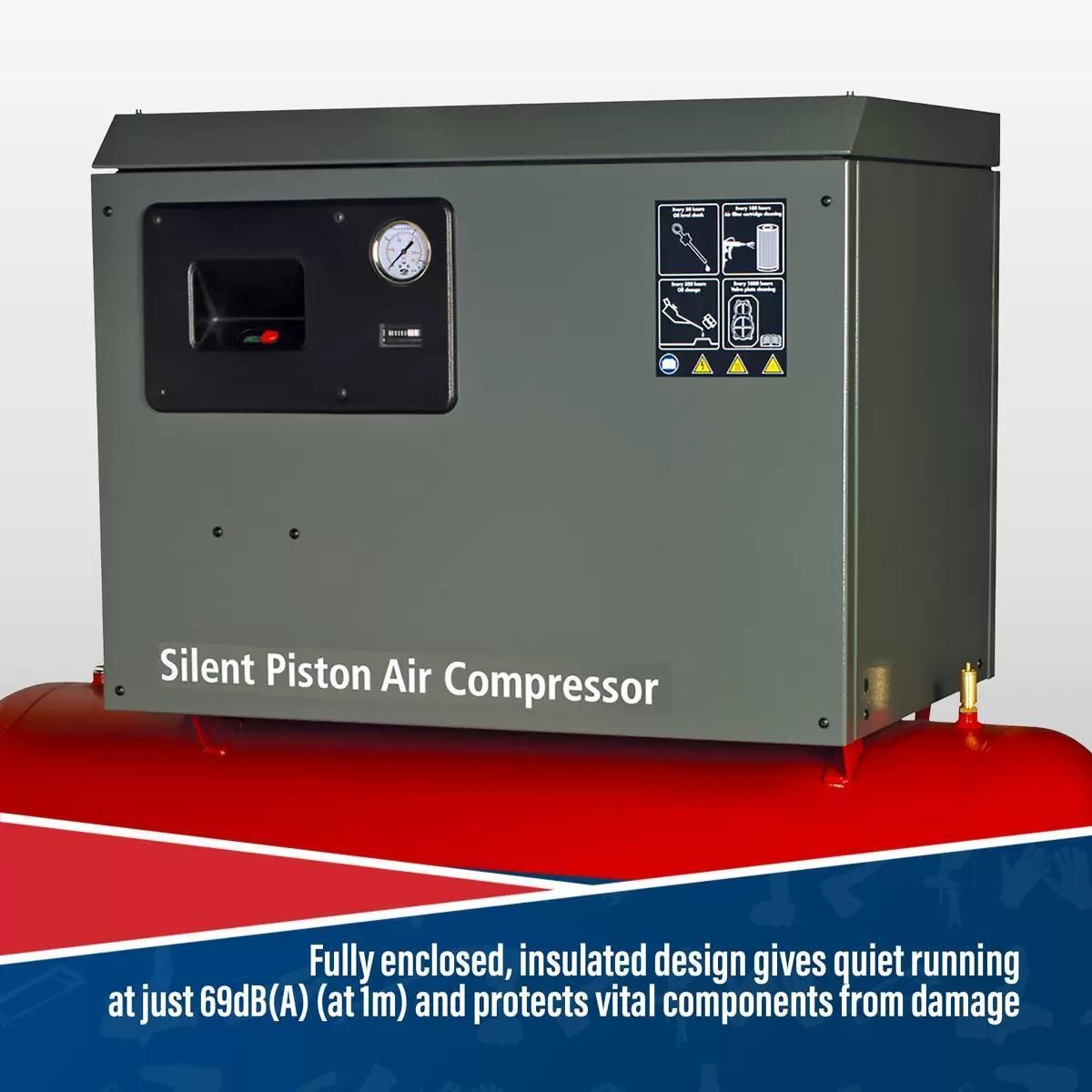 Sealey SAC42755BLN 270L Air Compressor Belt Drive 415V/32A
