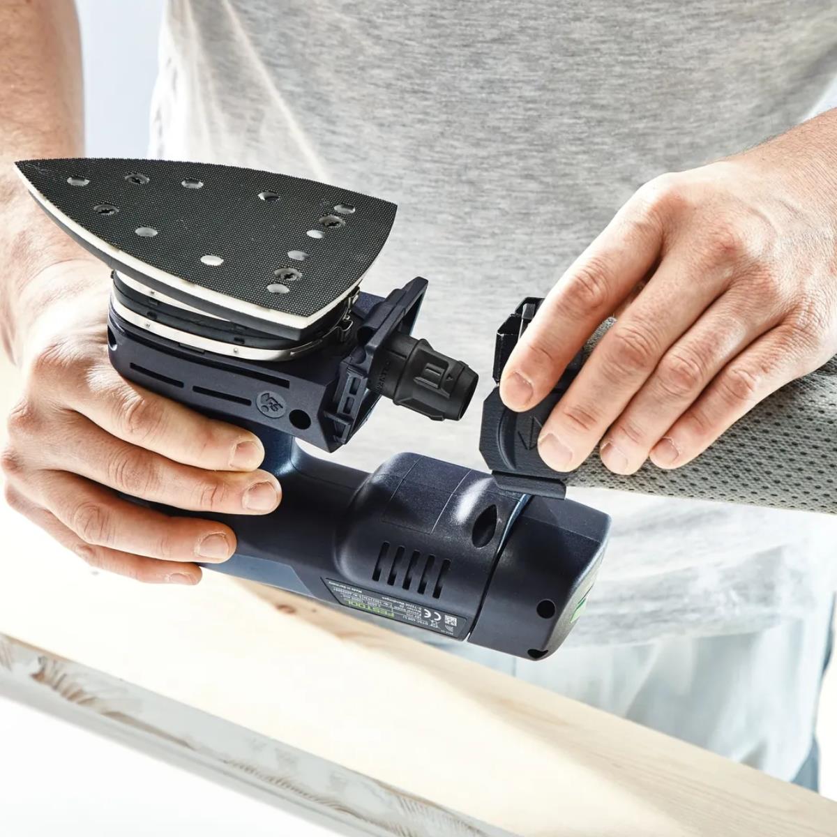 Festool DTSC 400 3,0 I-Set 18V Brushless Delta Sander with 2 x 3.0Ah Battery, Charger & Case - 578852