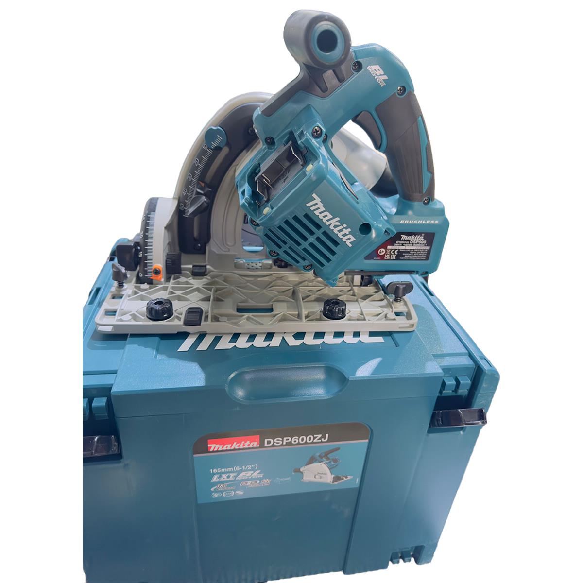 Makita DSP600ZJ 36V LXT Brushless 165mm Plunge Saw Body With Makpac Case Item Condition Seller Refurbished