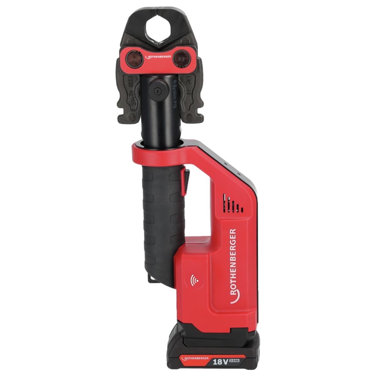 Rothenberger Romax Compact III AMP Press Machine Set U16-20-25mm 18V with 1 x 2.0Ah Battery, Charger & Carry Case 1000004285