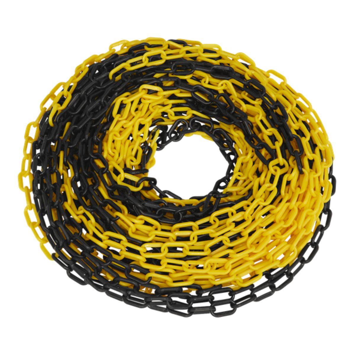 Sealey BYSBKIT 25m Black/Yellow Post & Chain Kit