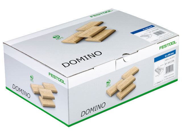 Festool D 8X50/100 BU Domino Beech Pack Of 100 - 494941 For DF 500 and DF 700