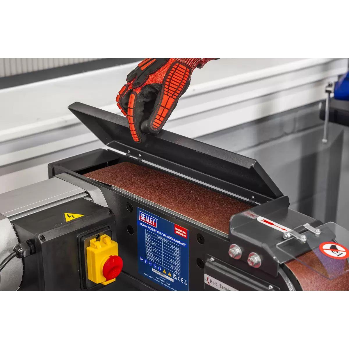 Sealey SM100 Power Belt Sander 100 x 1220mm 1500W/230V