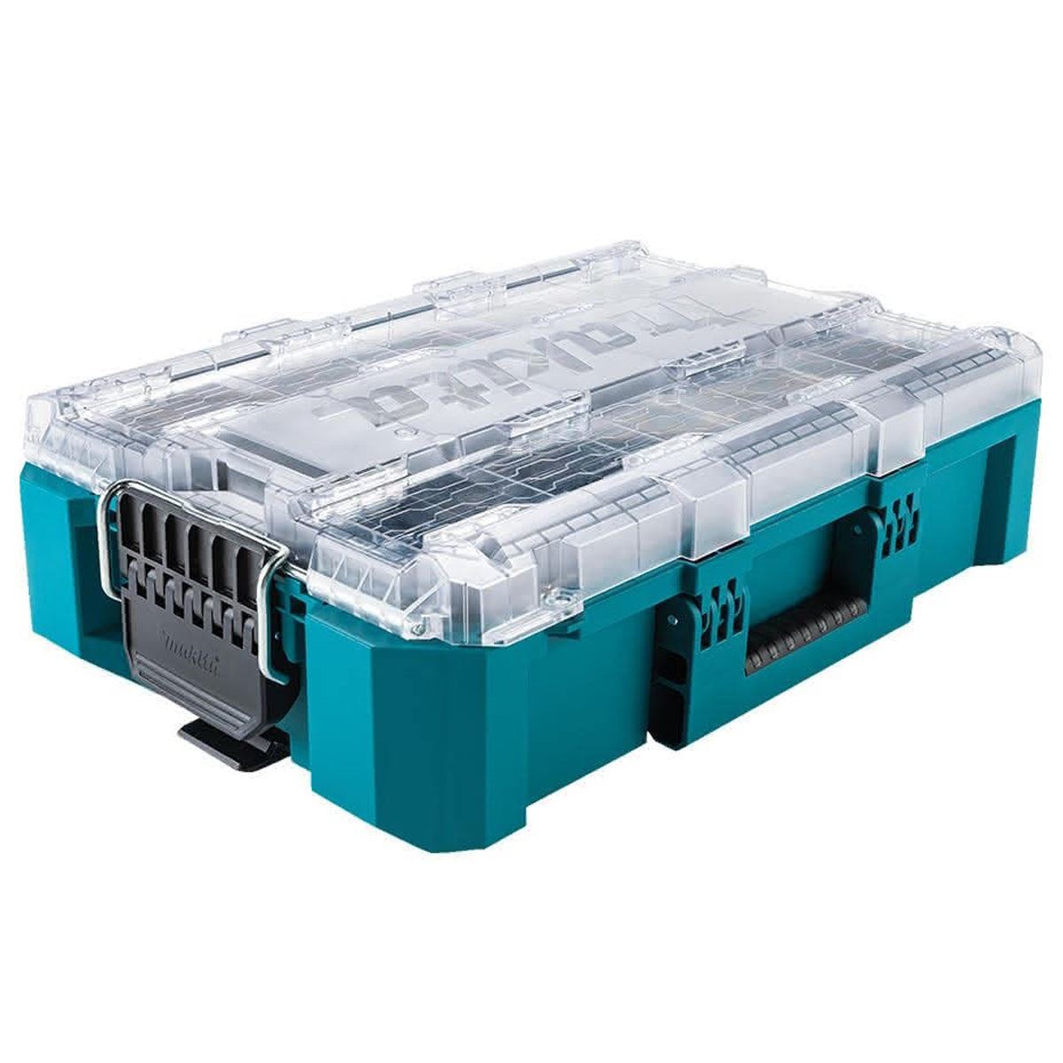 Makita MAKTRAK 4 Piece Tool Storage Set Modular Rolling Chest, Large & Medium Box, Deep Organiser