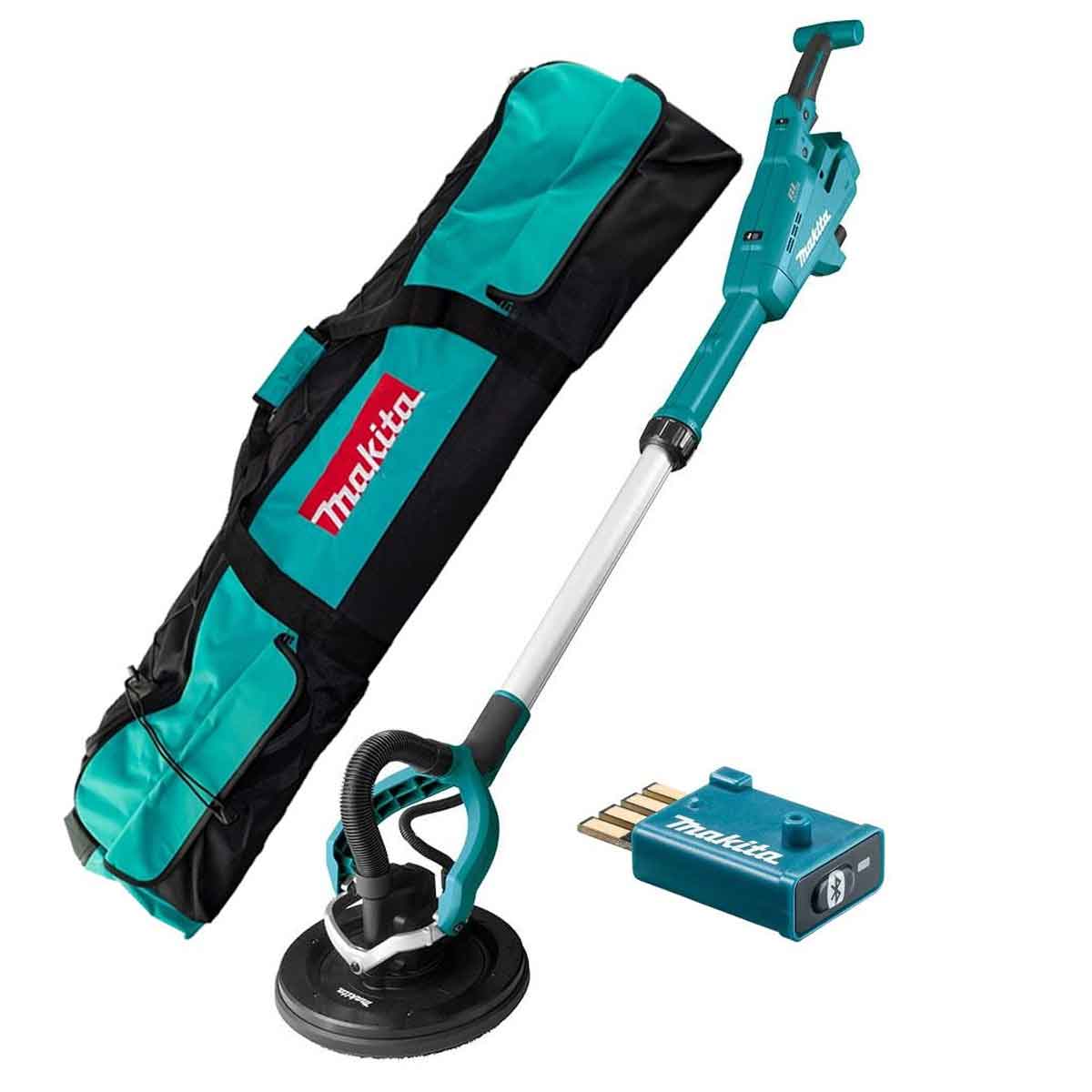 Makita DSL801ZU 18V LXT 225mm AWS Brushless Drywall Sander With 1 x 5.0Ah Battery & Charger