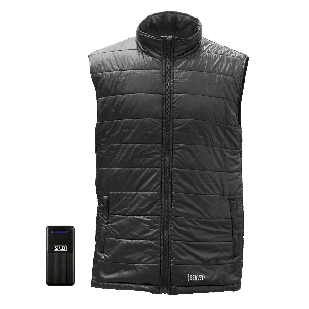 Sealey HG02KIT 5V Heated Puffy Gilet with Power Bank 20Ah 44