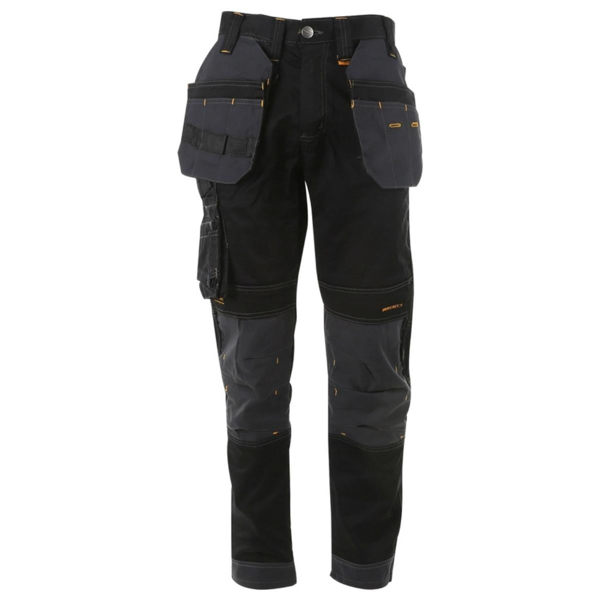 Dewalt Harrison Pro-Stretch Trousers with Holster Pockets Black/Grey - L31