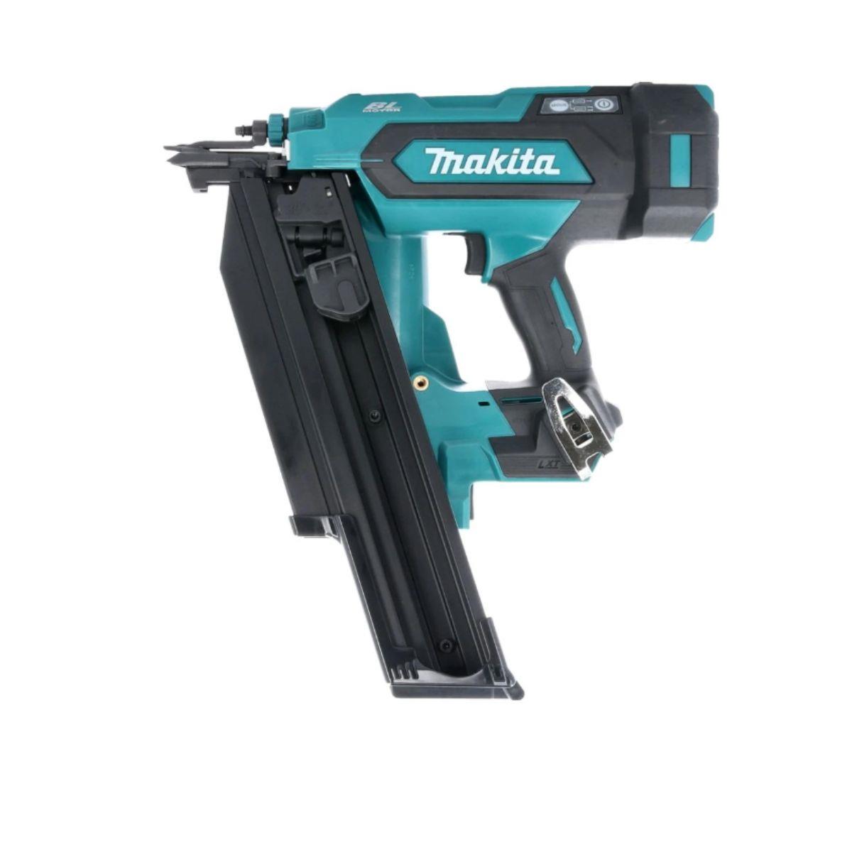 Makita DBN901RTE 18V LXT Cordless Framing Nailer With 2 x 5.0Ah Batteries, Charger & Case