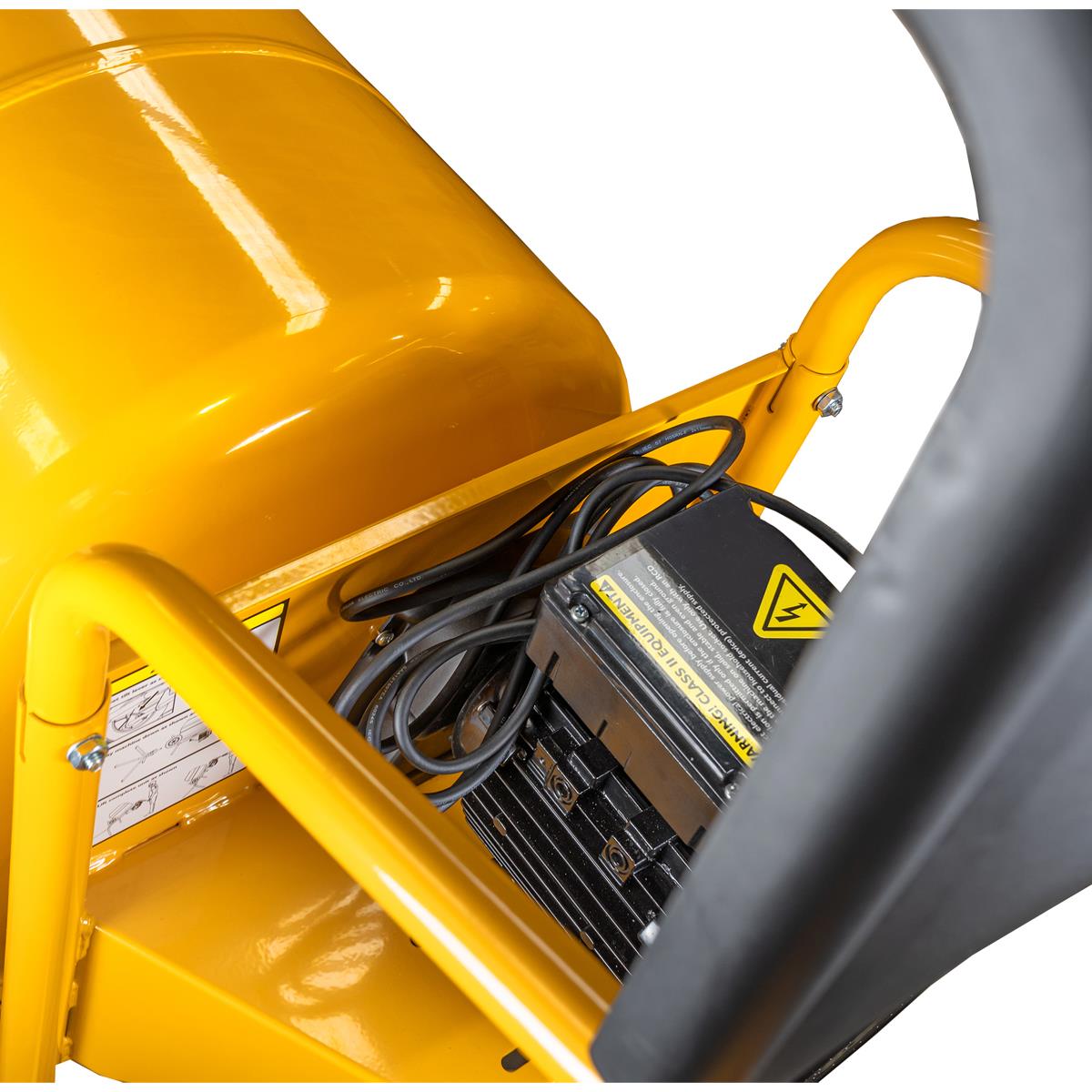 JCB CM150E-110 134L Seam Welded Tip Up Cement Mixer 550W Electric Motor 110V