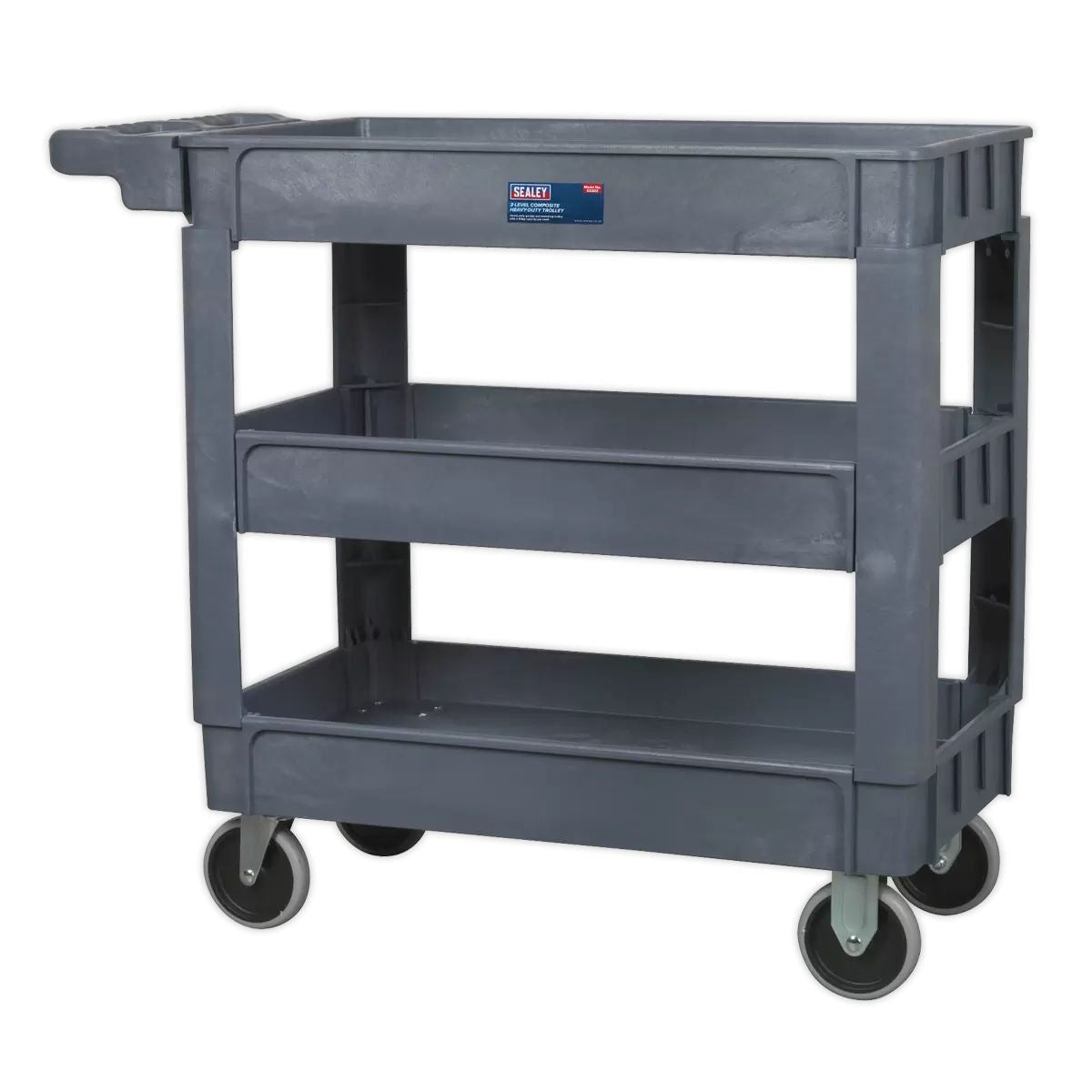 Sealey CX203 Heavy-Duty Trolley 3-Level Composite