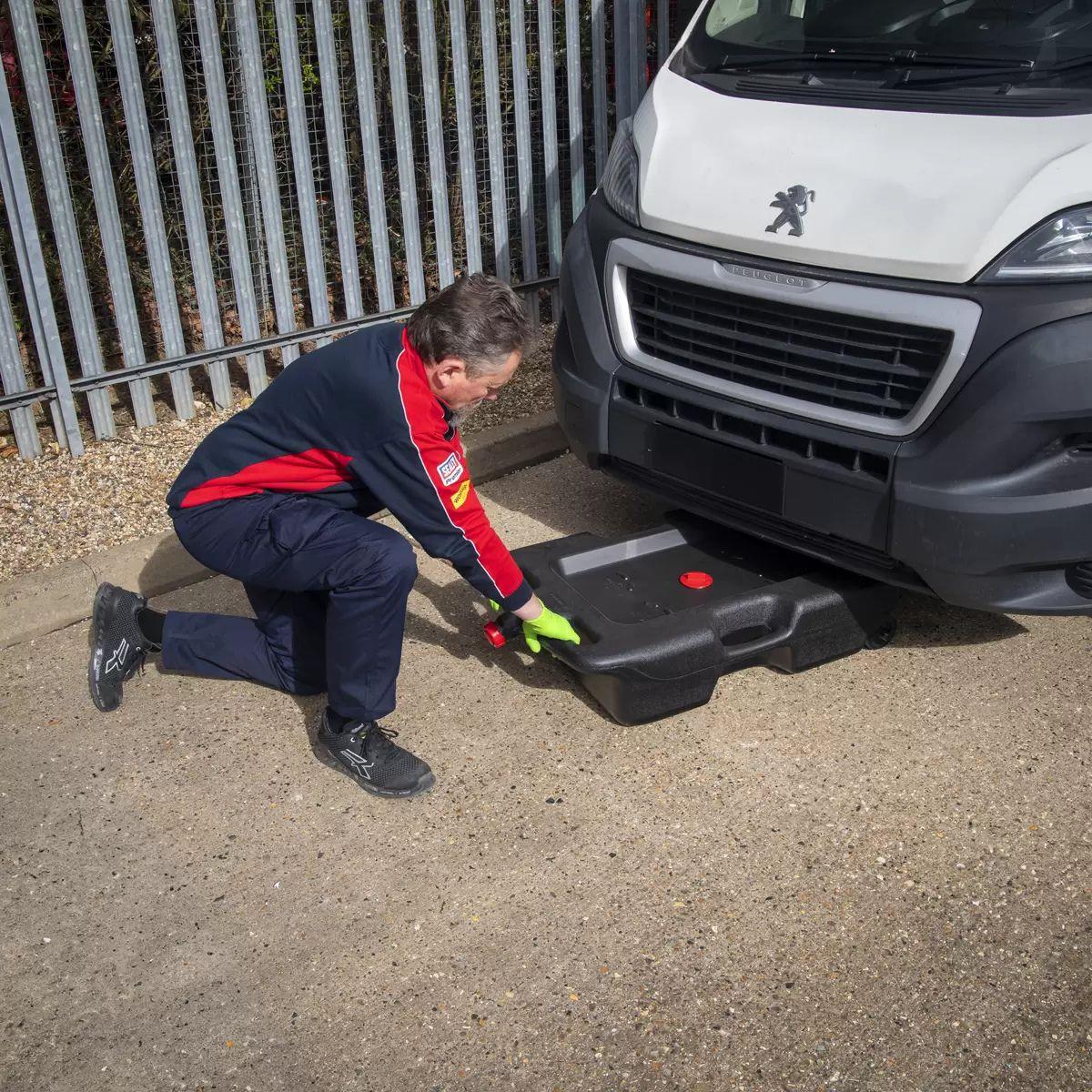 Sealey DRP09 54L Wheeled Oil/Fluid Drain & Recycling Container