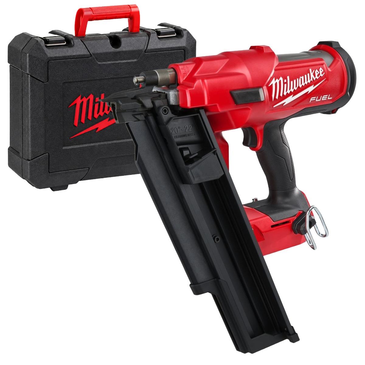 Milwaukee M18FFN21-0C 18V Fuel Brushless First Fix Framing Nailer Body Only in Case 4933478993