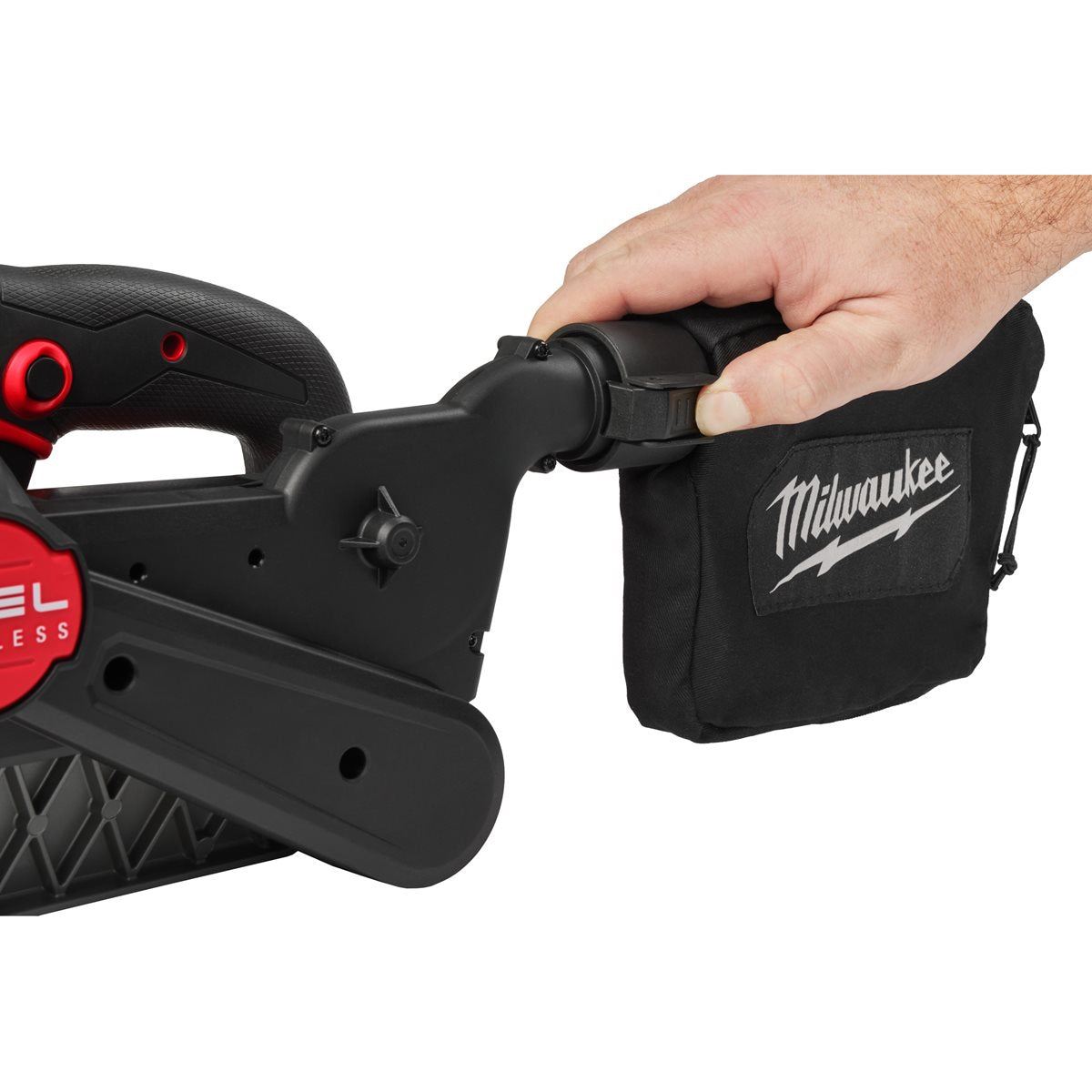 Milwaukee M18FBTS75-552X M18 FUEL 18V Brushless 75mm Belt Sander with 2 x 5.5Ah Battery, Charger & Case 4933479616