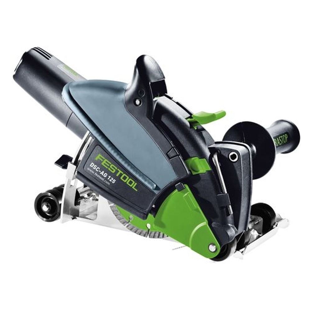 Festool DSC-AG 125-Plus 230V GB Diamond Cutting System - 578440 With 1 x Guide Rail FS 1400/2