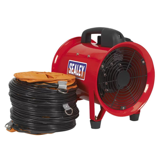 Sealey VEN200 Portable Ventilator with 5m Ducting 200mm