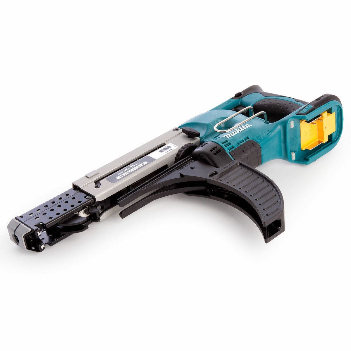 Makita DFR750Z 18V LXT Auto Feed Screwdriver with 1 x 6.0Ah Battery & Charger