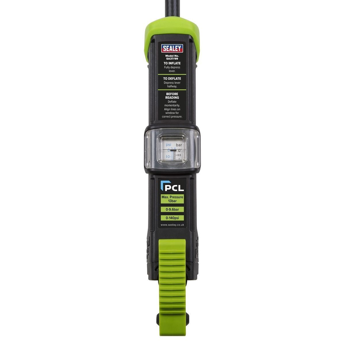 Sealey SA37/99 PCL Airlite Eco Tyre Inflator with Twin Push-On Connector