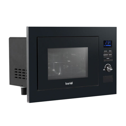 Sealey DH198 Baridi Integrated Microwave Oven with Grill 25L Capacity 900W Black