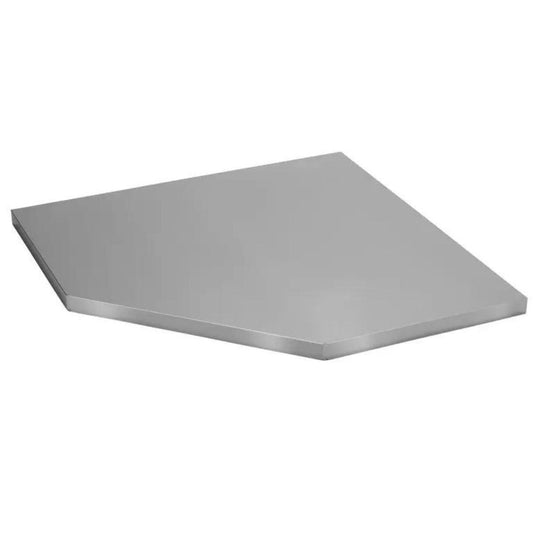 Draper MS400-SSC BUNKER 865mm Modular Stainless Steel Worktop for Corner Cabinet 33203