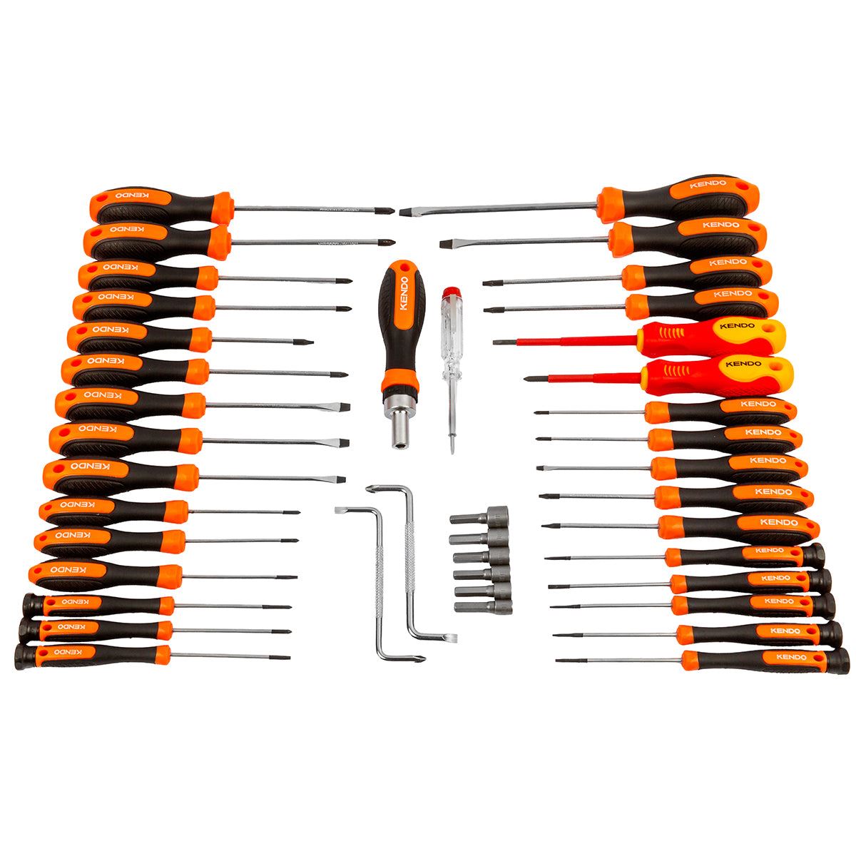 Kendo 101pc Screwdriver & Bit Set with Organiser Stand