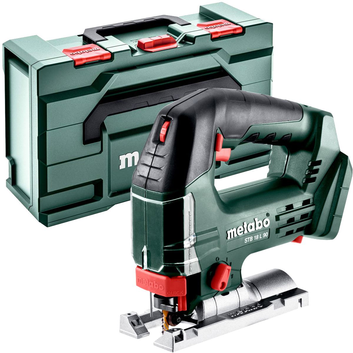 Metabo STB 18 L 90 18V Bow Handle Jigsaw with 1 x 4.0Ah Battery Charger & Metabox