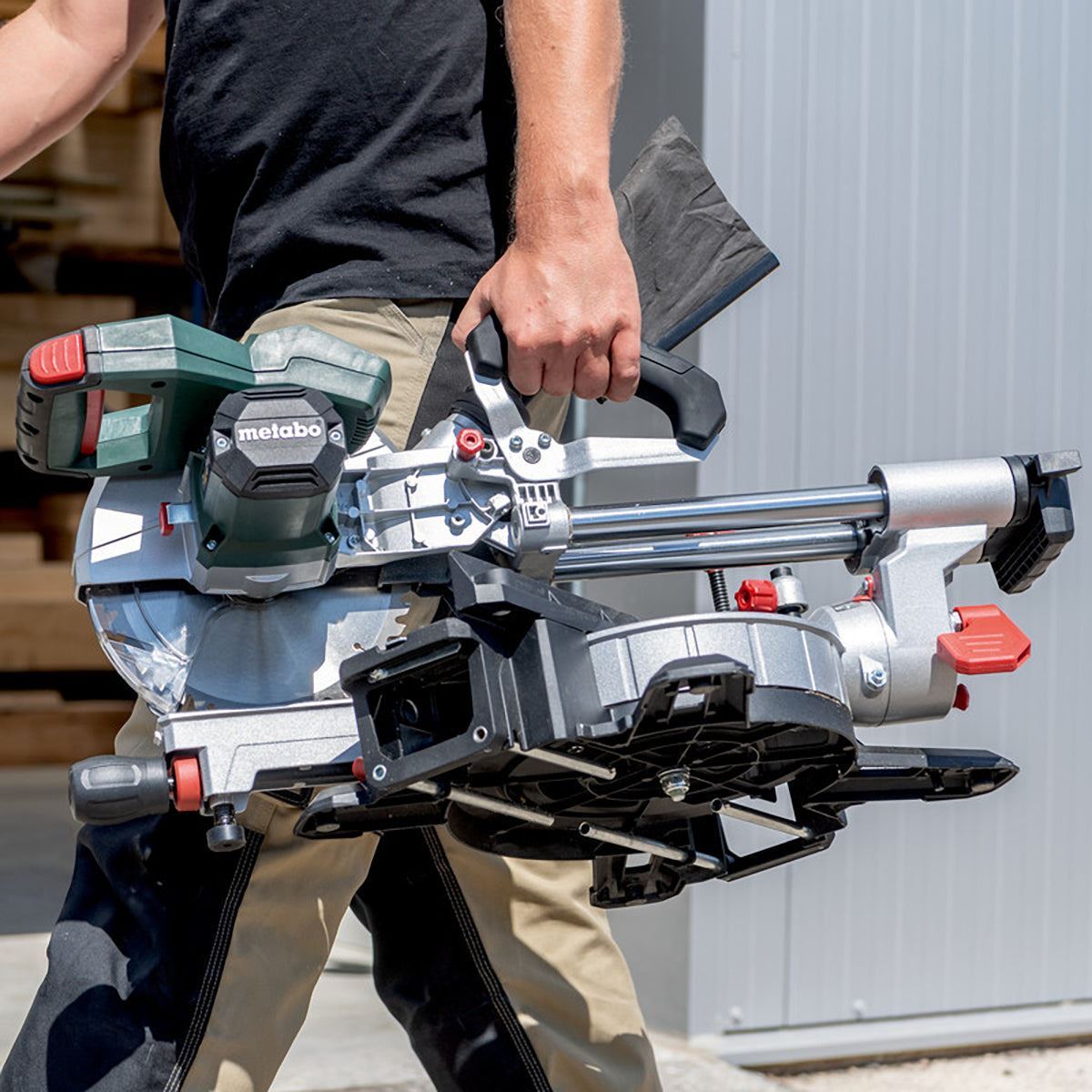 Metabo KGS 18 LTX BL 254 18V Brushless Sliding Mitre Saw with 1 x 5.5Ah Battery & Charger