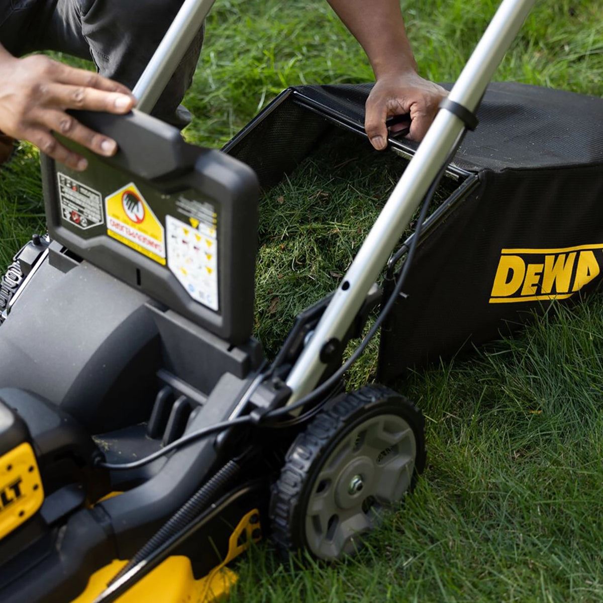 Dewalt DCMWP134N-XJ 36V Brushless Lawn Mower with 2 x 9.0Ah Battery & Charger